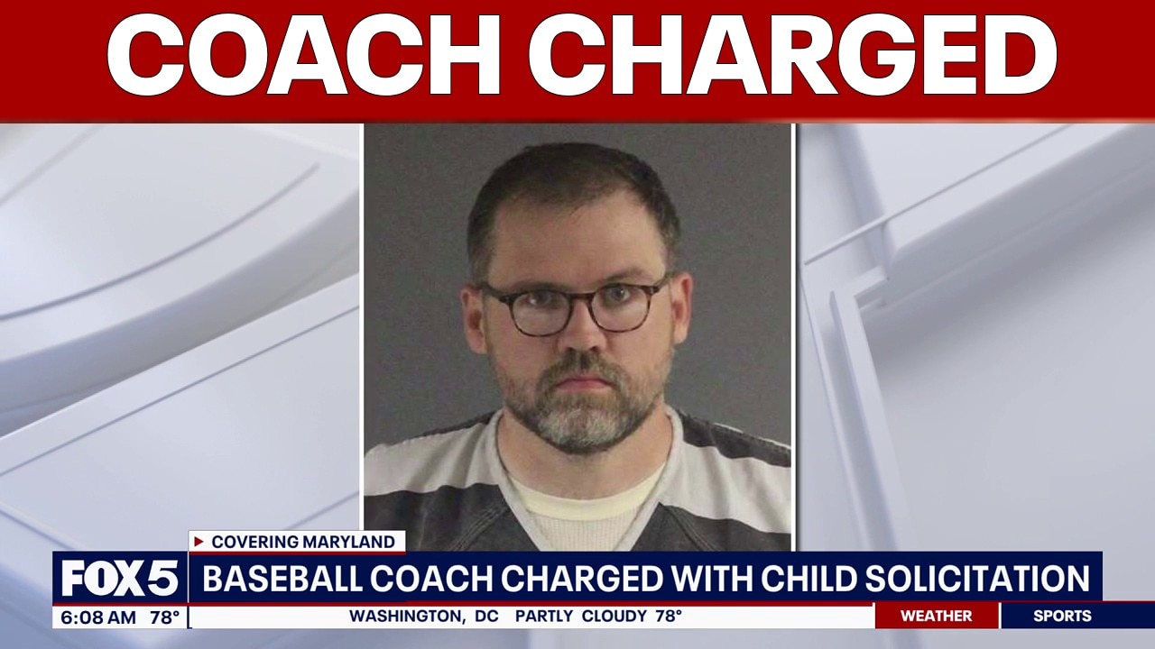 Baseball coach charged with child solicitation, police say | FOX 5 AT 6AM