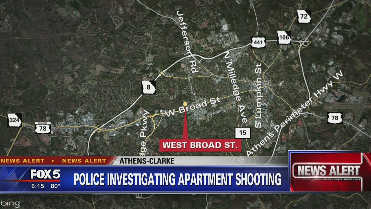 Athens Clarke Co police investigating apartment shooting