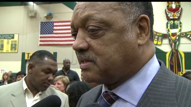 Rev Jesse Jackson talks about Ferguson