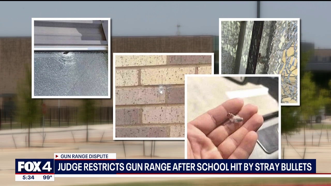 Judge restricts gun range after bullets strike school