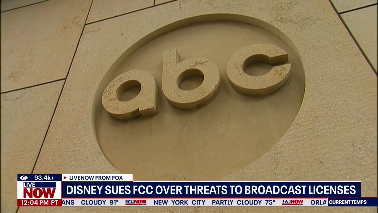 Disney sues FCC over threats to broadcast licenses