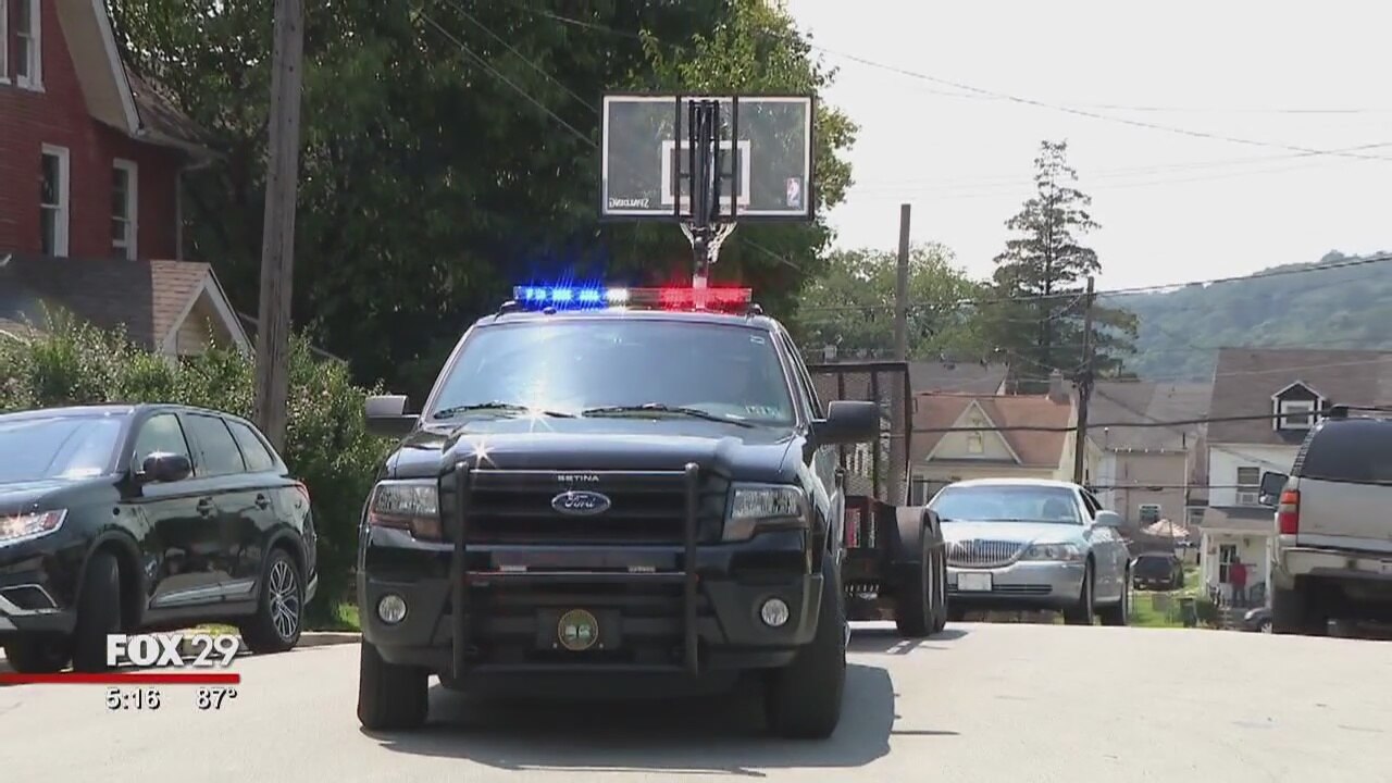 Coatesville Police look for hope after donating new basketball hoop