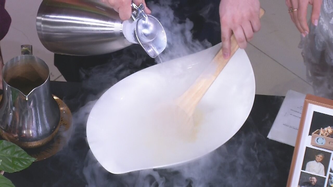 Making liquid nitrogen vegan ice cream and more with Elizabeth An & Chef Tony Nguyen of Crustacean Beverly Hills