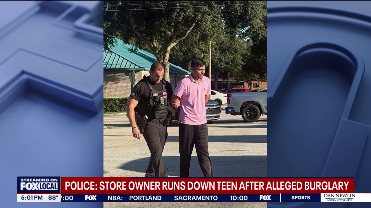 Store owner runs down teen after alleged burglary, police say