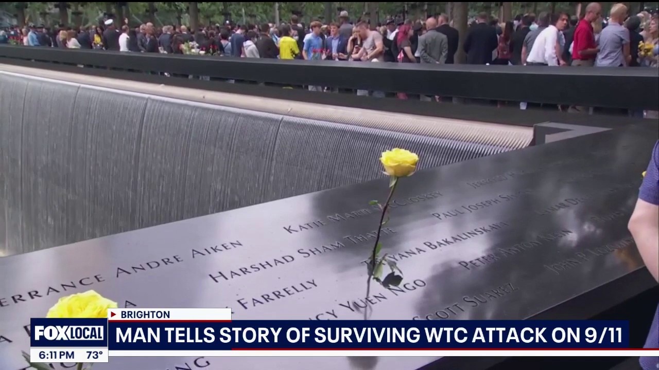Man tells his story of surviving World Trade Center attack on 9/11