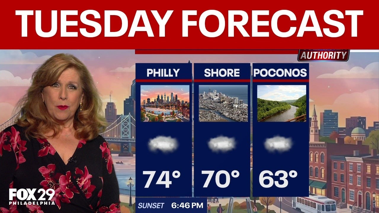 Philadelphia weather: Tuesday forecast