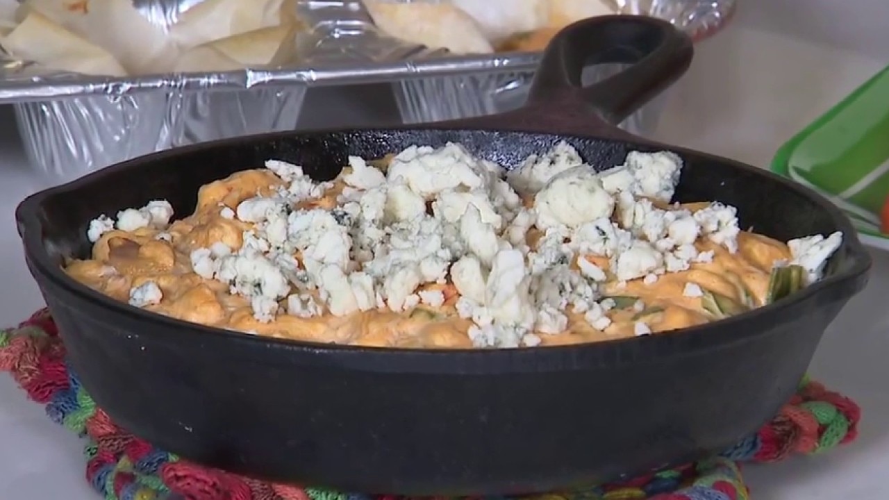 Buffalo chicken dip recipe from Tierra Neubaum