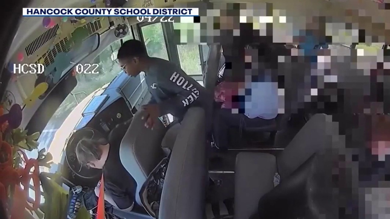 Middle school students stop bus from crashing
