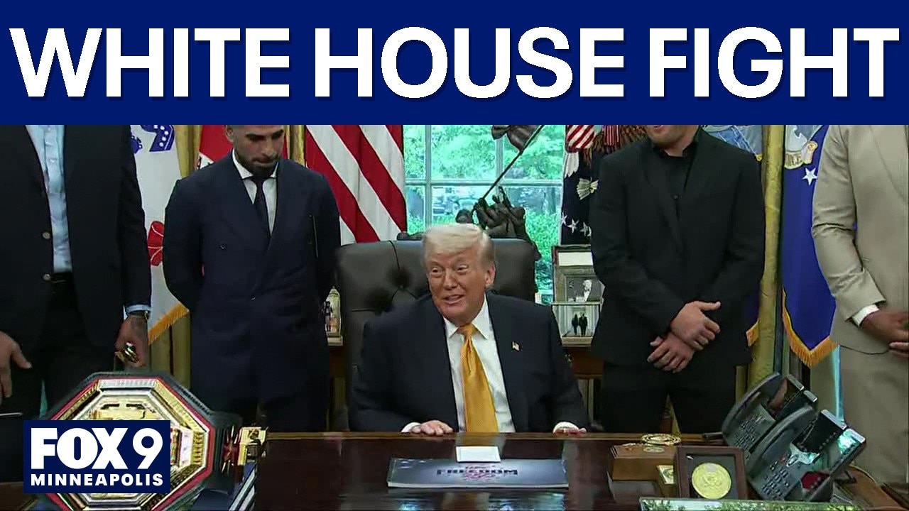 Trump and UFC stars preview June 14 fight