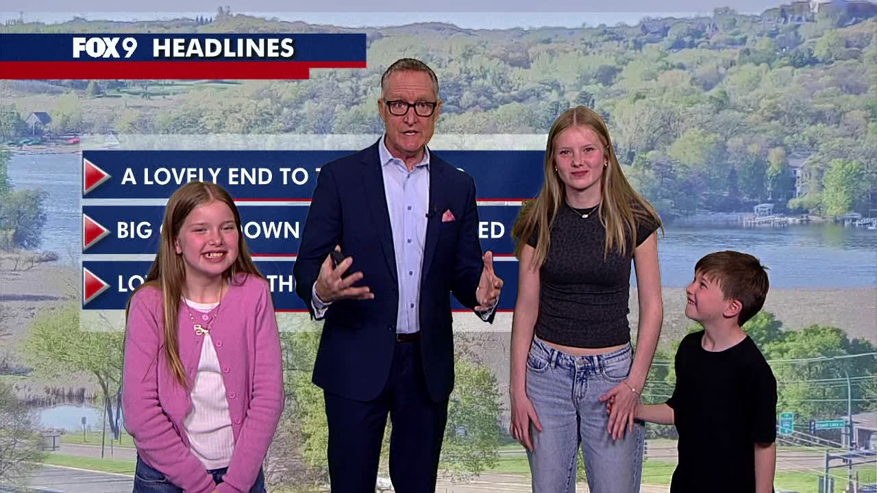 MN weather: Kids take over Ian Leonard's forecast