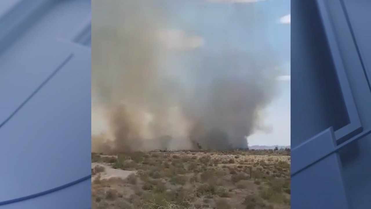 'Bush Fire' in the Tonto National Forest burning 150 acres