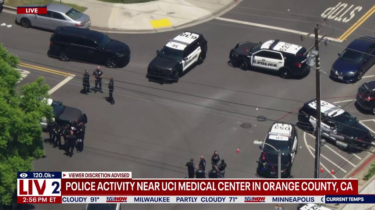 UCI Medical Center lockdown: police shoot armed suspect 