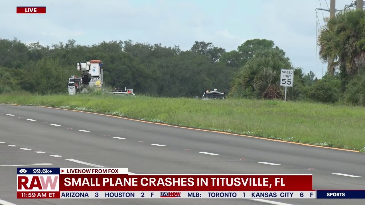 Crews were on scene of a small plane crash in Titusville, FL. It was not immediately clear if there were any injuries. 