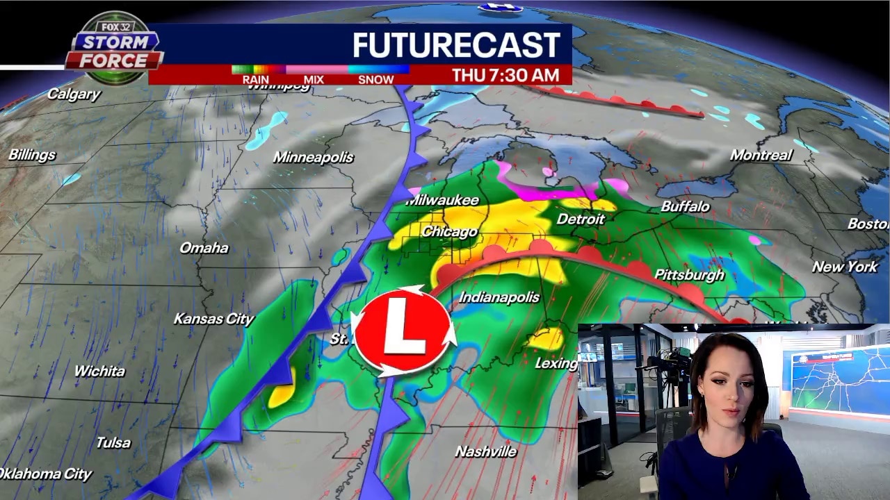 Soaking rain on the way for Chicago