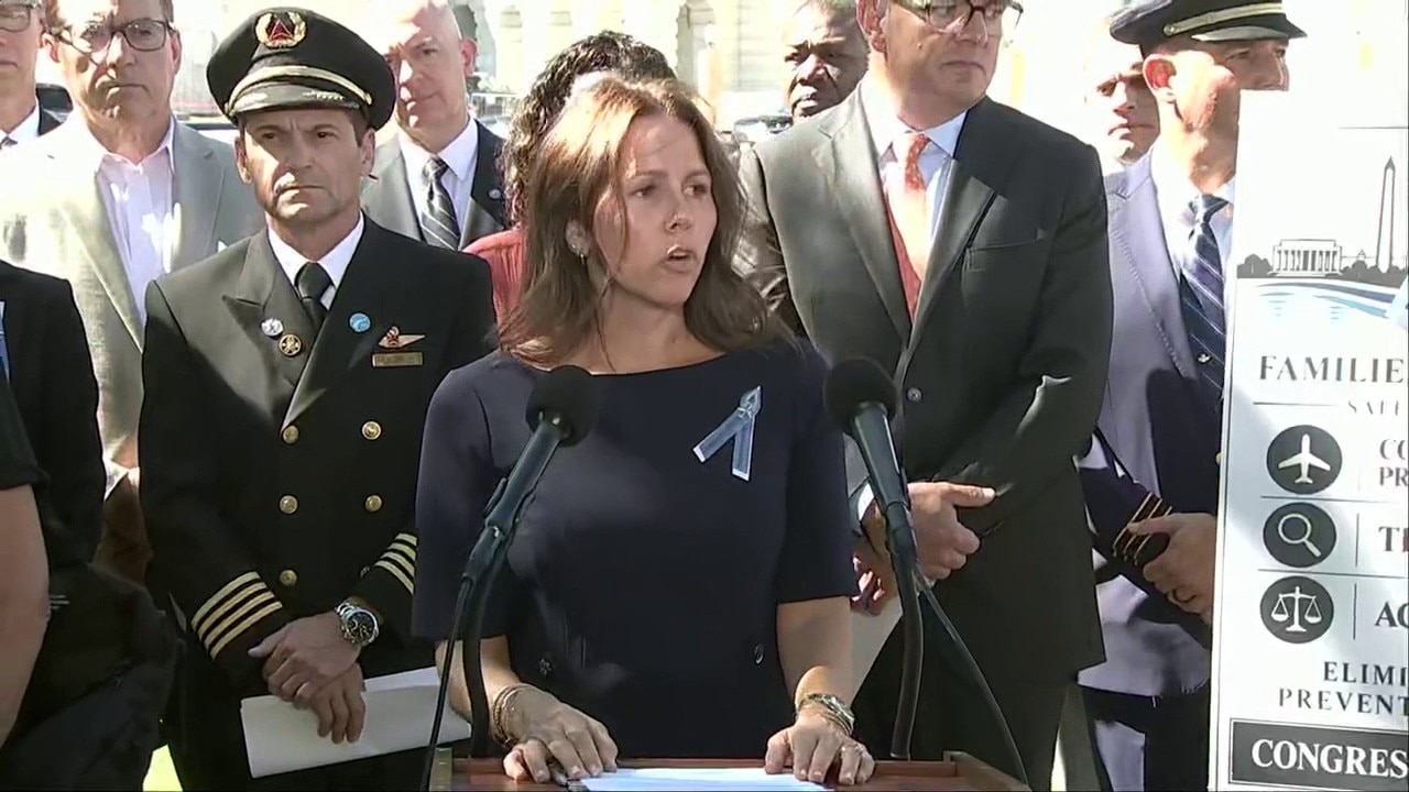 DCA crash families, NTSB chair push Congress for stronger aviation safety measures