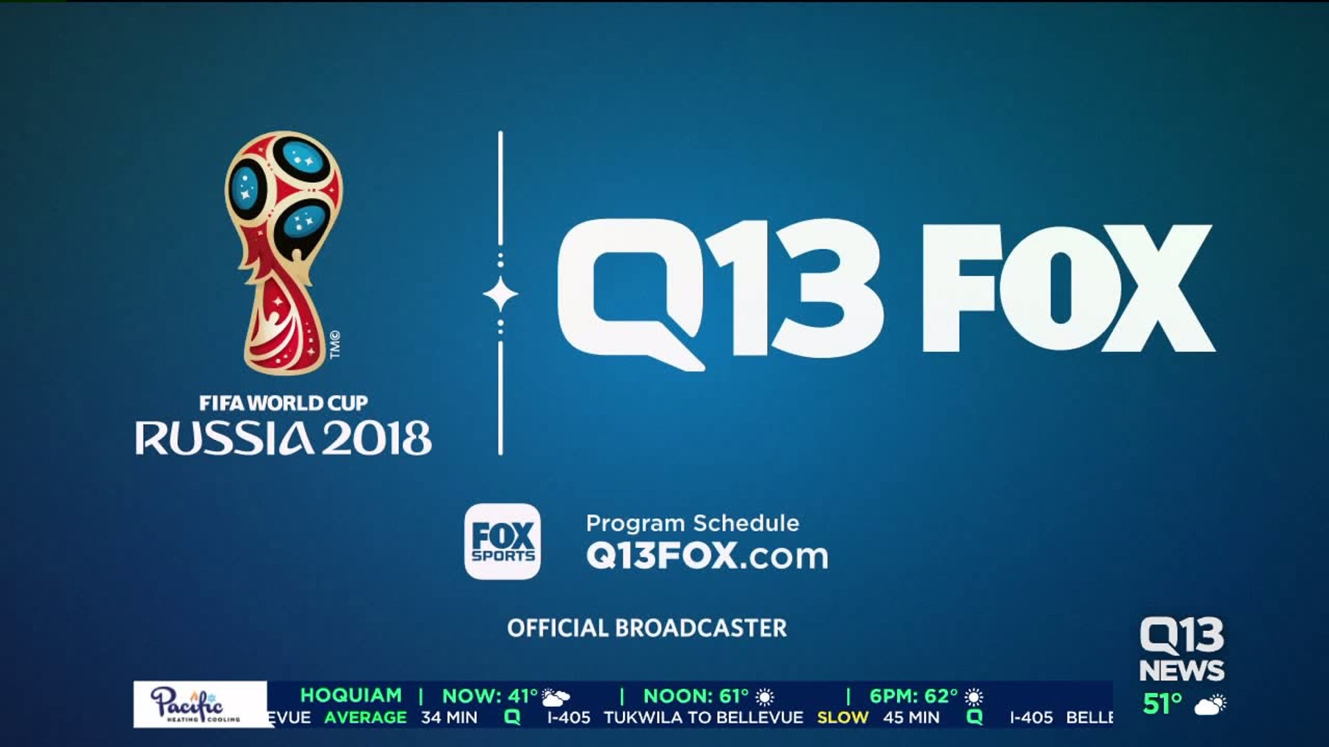 2018 FIFA World Cup on Q13 FOX