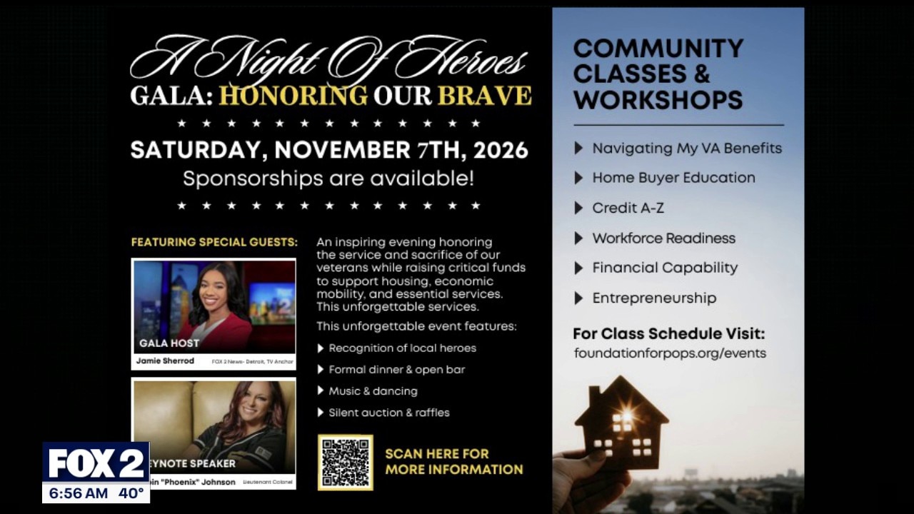 Foundation for Pops Hosting Night of Heroes Gala
