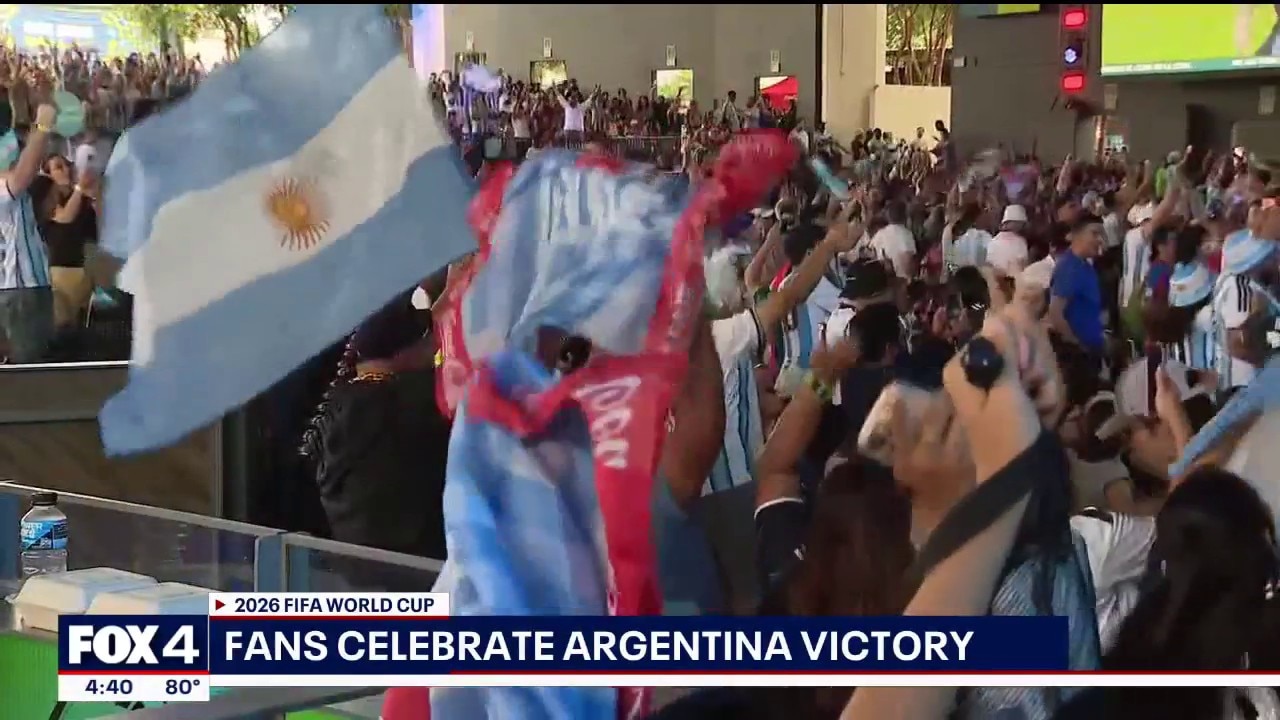 England, Argentina fans on opposite ends of World Cup emotions