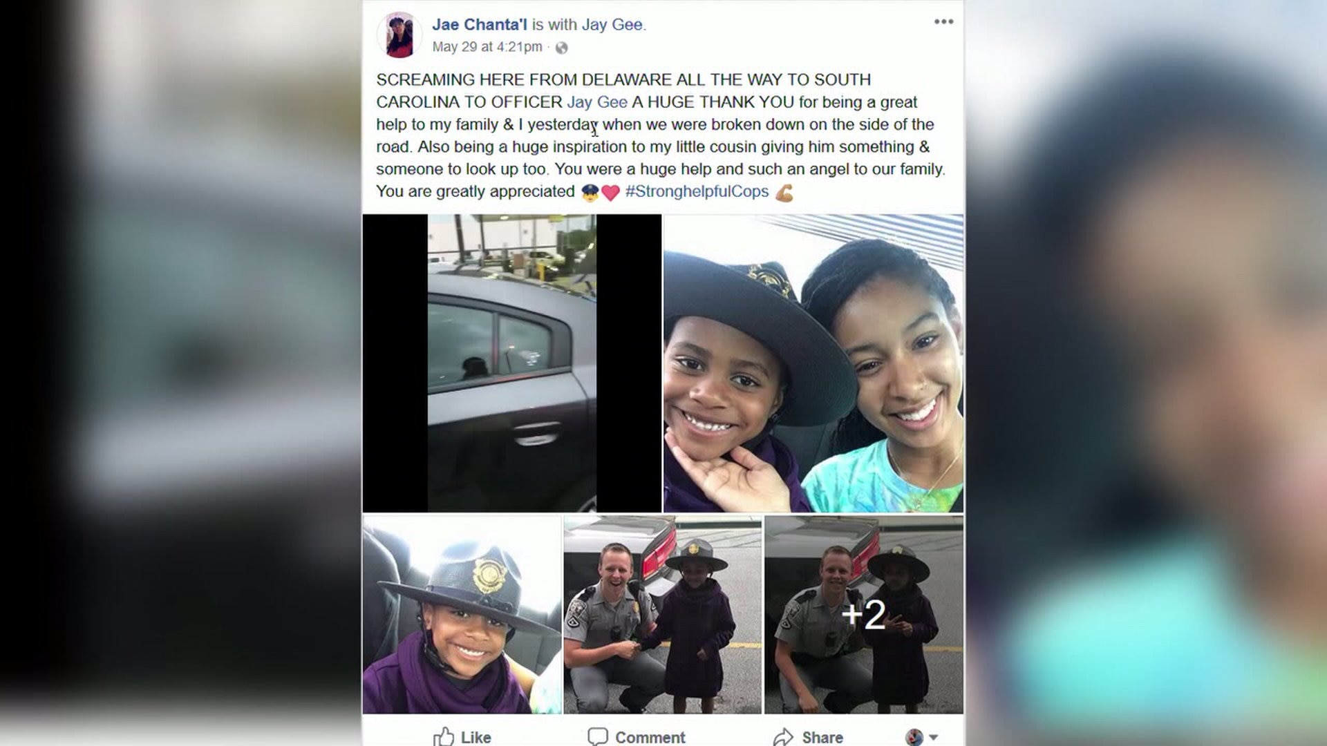 Trooper inspires boy to become a cop