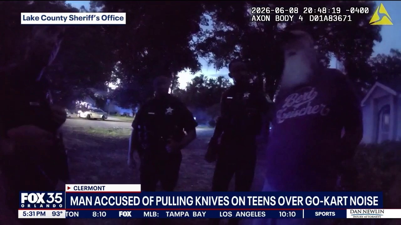 Furious Florida man threatens Lake County kids with knives over go-kart engine revving, deputies say