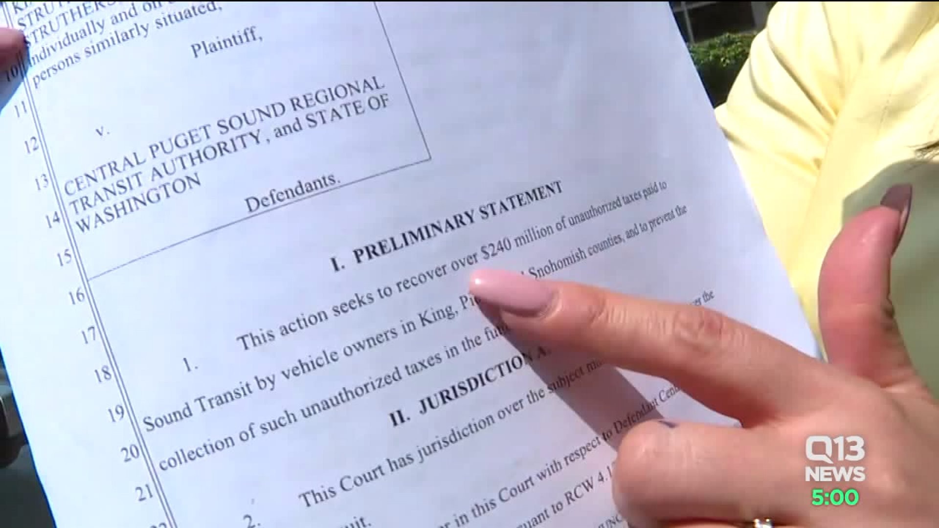 Sound Transit 3 car-tab lawsuit