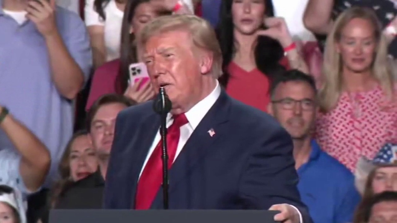 President Trump rallying support for Republicans