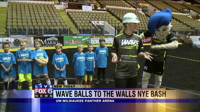Laura has a blast playing soccer with the Milwaukee Wave