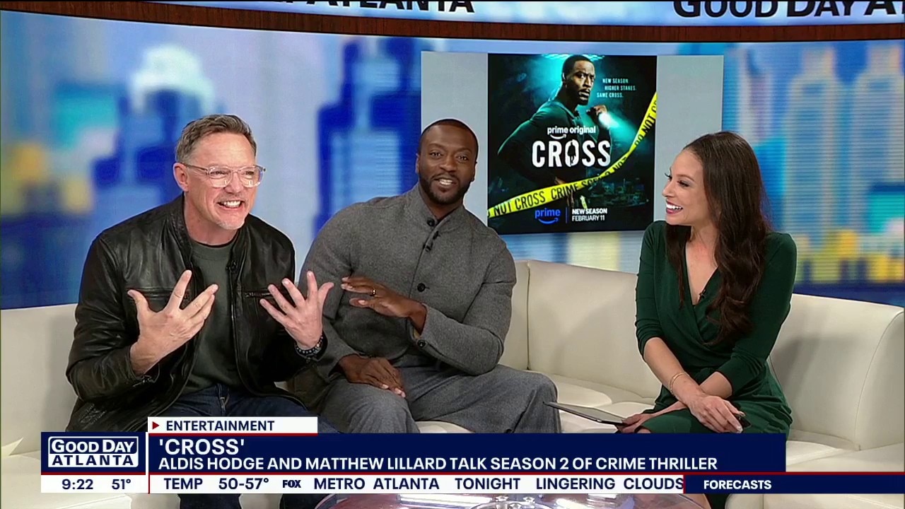 Aldis Hodge and Matthew Lillard talk season 2 of Cross on Prime Video