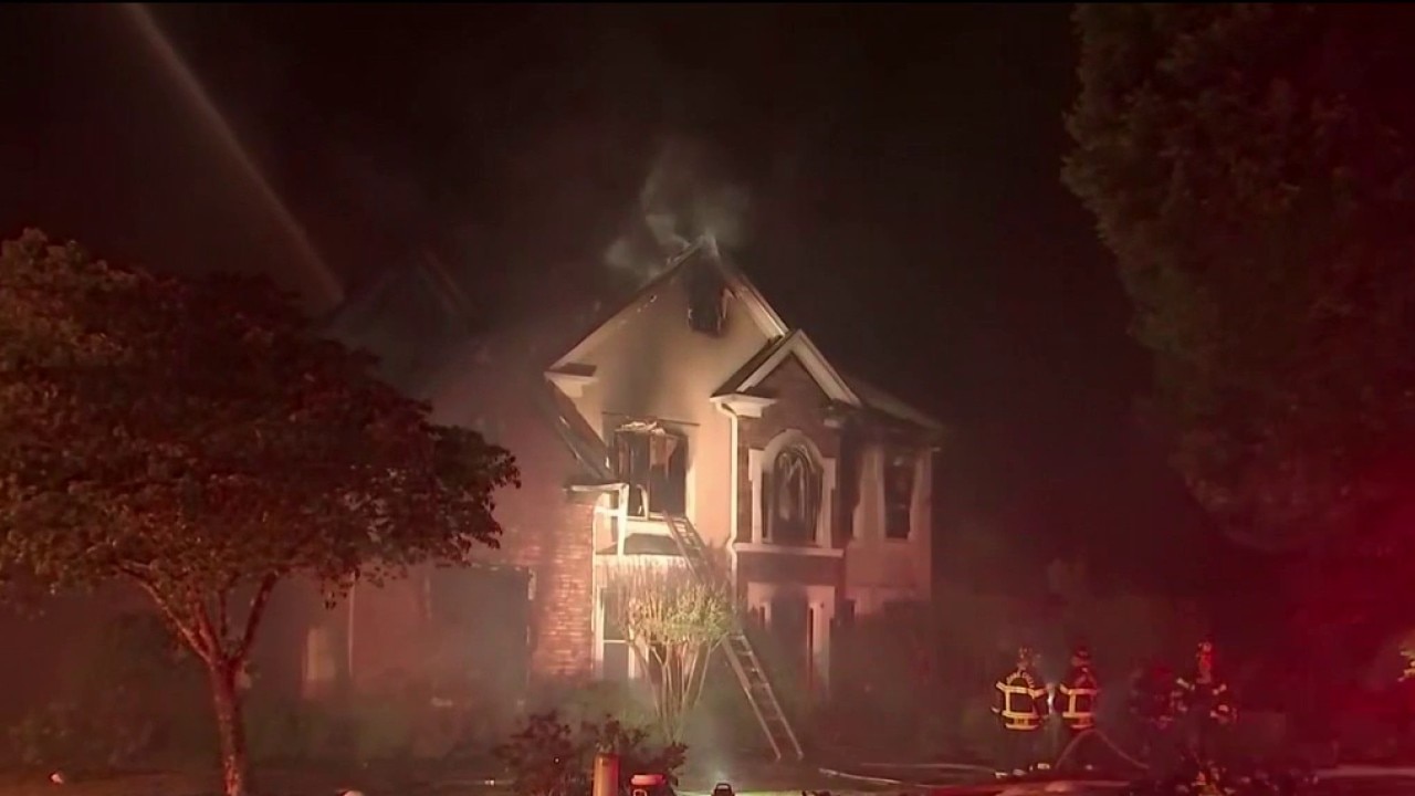 Johns Creek home catches fire Tuesday morning