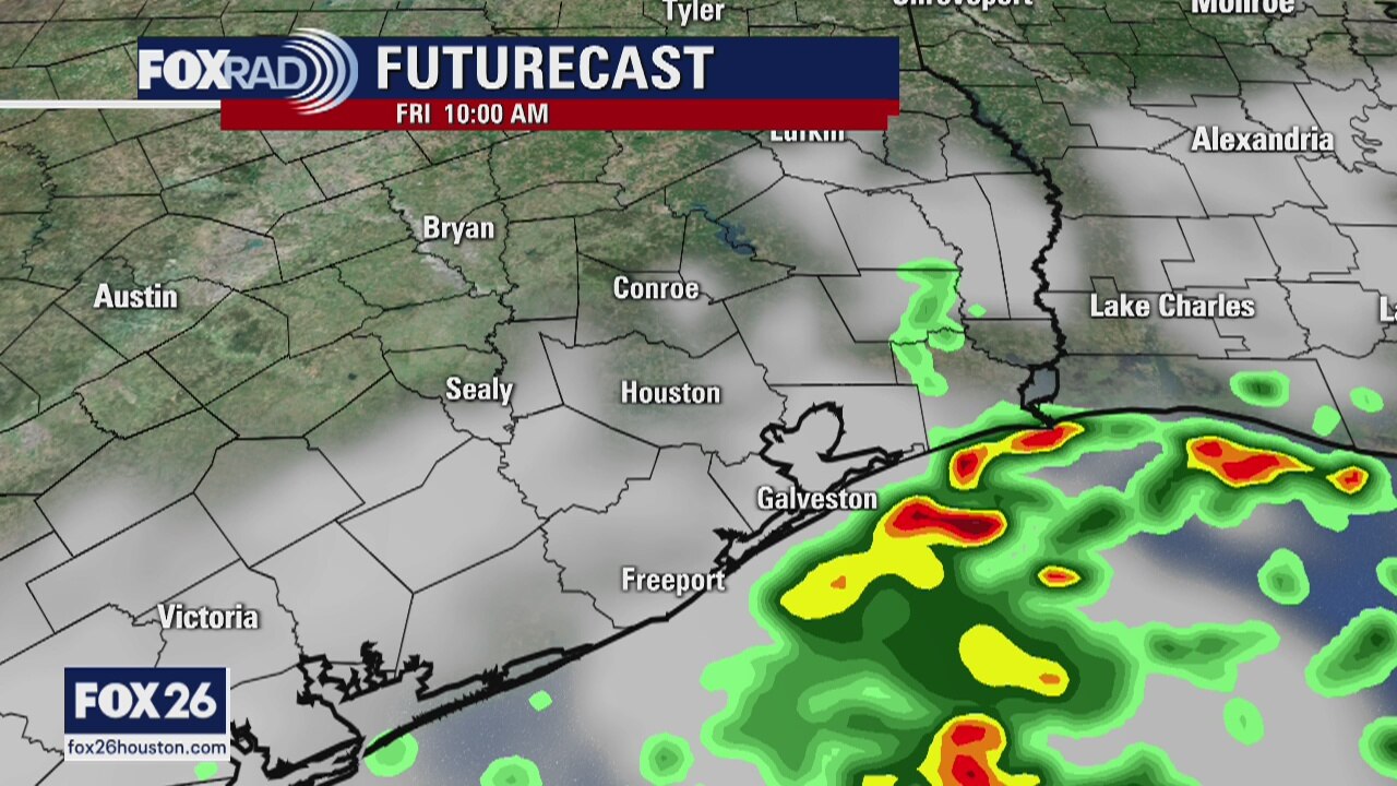 Something new in the forecast: showers