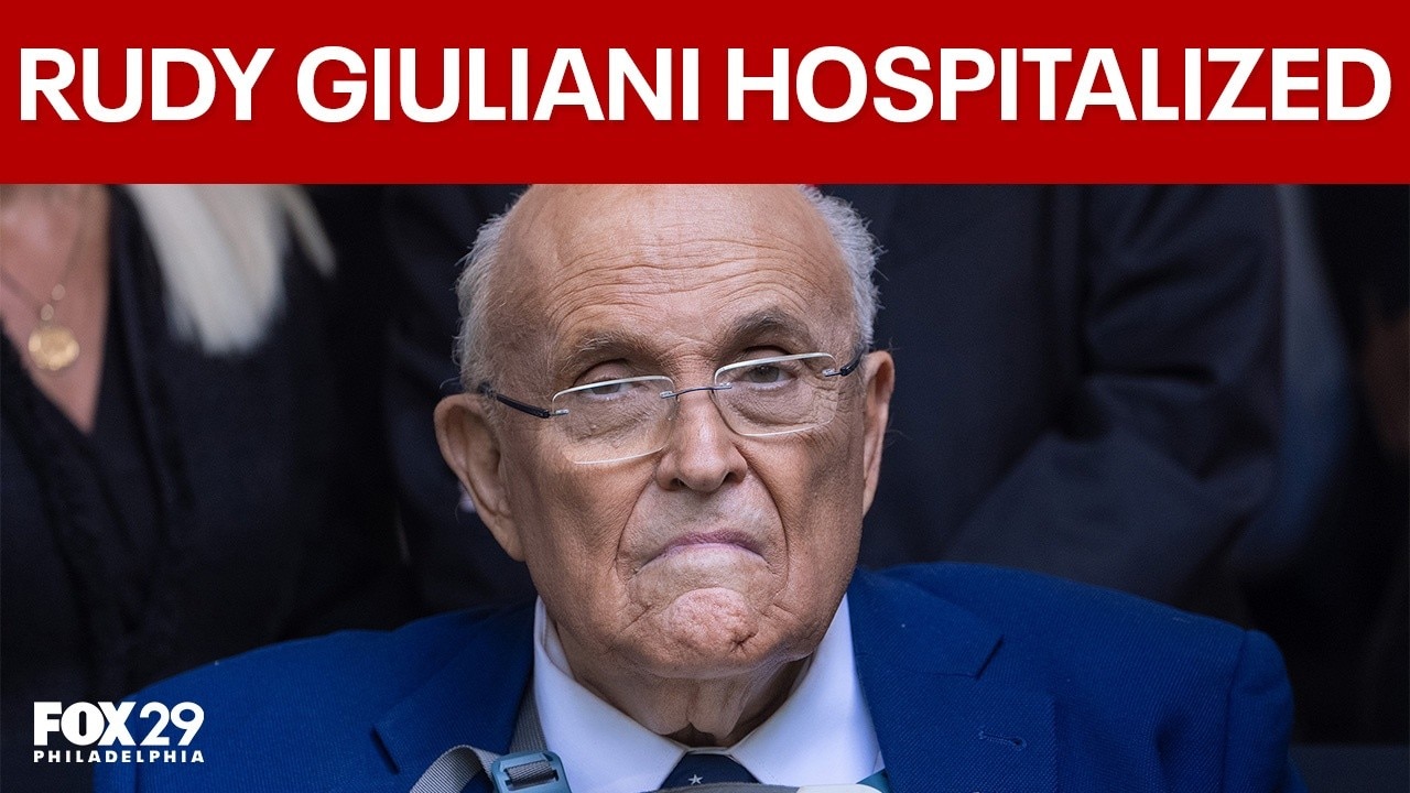 Former New York City Mayor Rudy Giuliani hospitalized