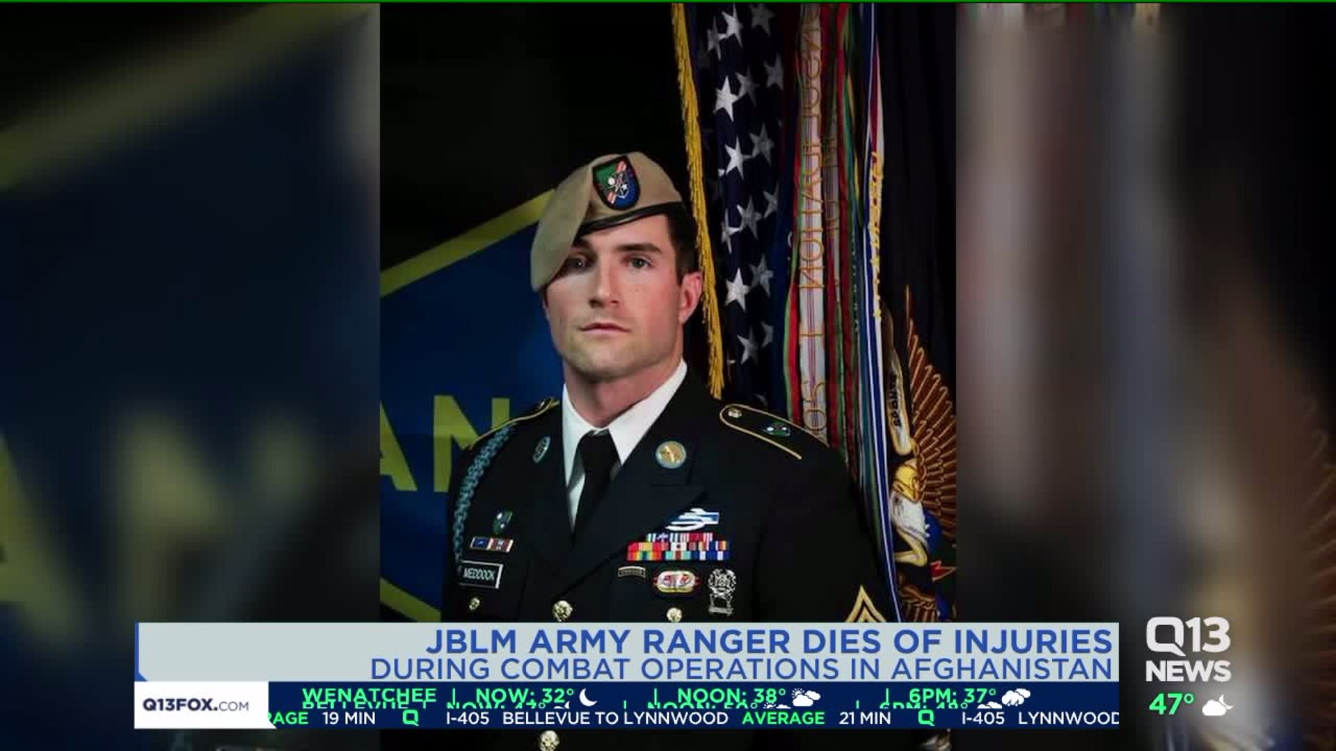 JBLM-based Army ranger dies from combat wounds sustained in Afghanistan