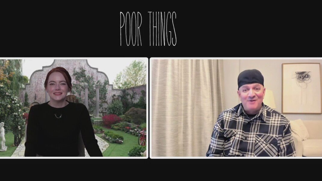 Backstage w/ Emma Stone