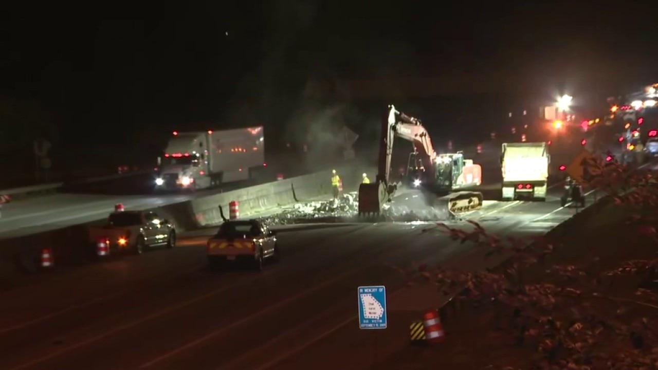 Atlanta traffic crawls during I-285 closure