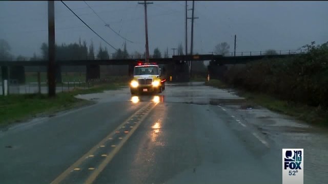 Some rivers overflowing their banks