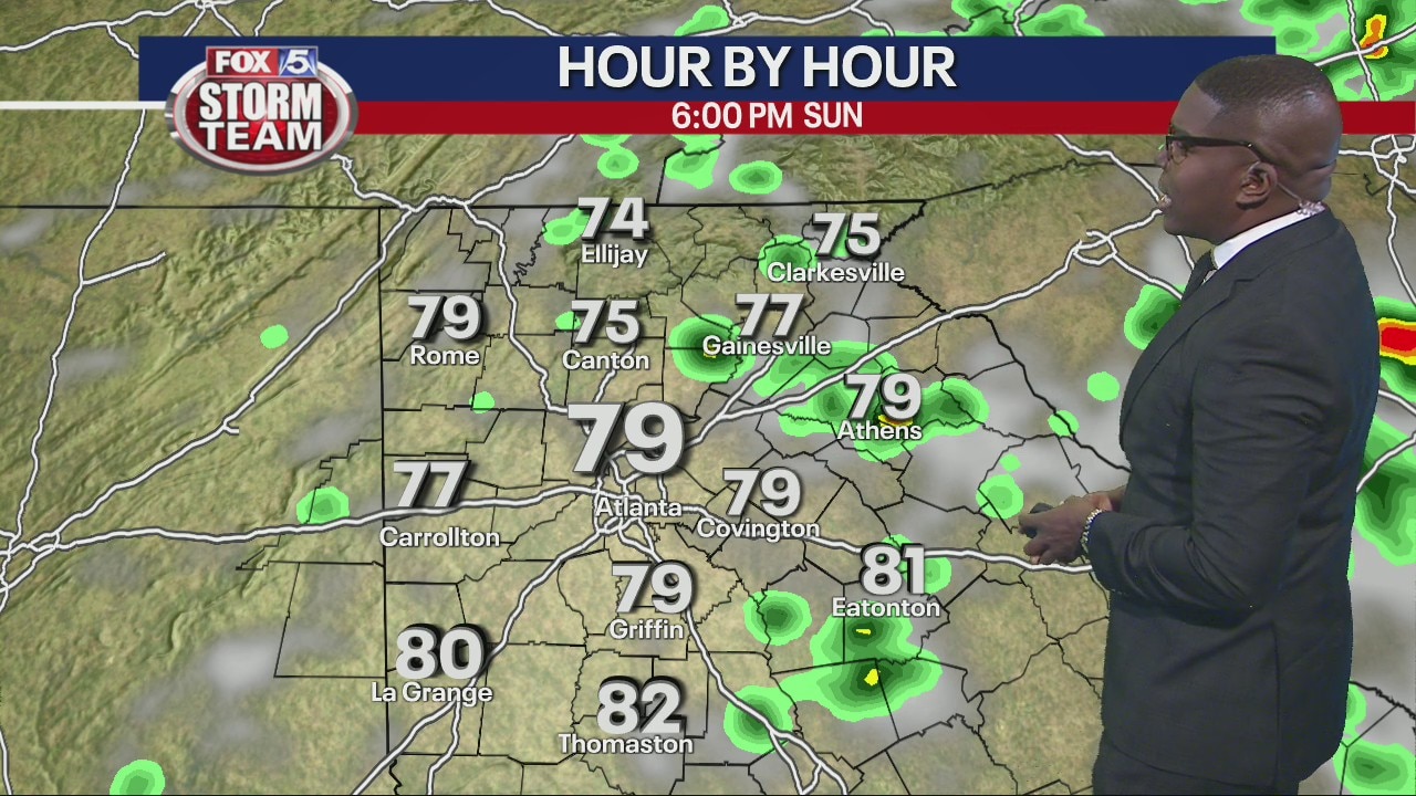 Saturday night forecast