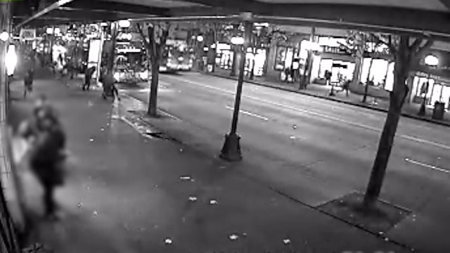 Video of gunman opening fire at downtown bus stop on Nov. 9