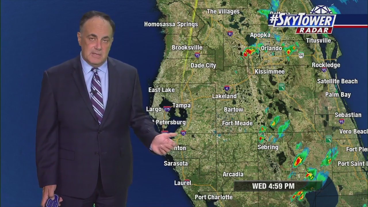 Wednesday evening forecast