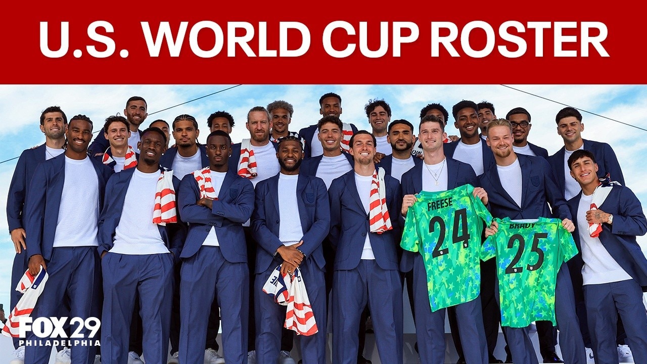 U.S. World Cup team roster revealed: Local players heading to 2026 tournament