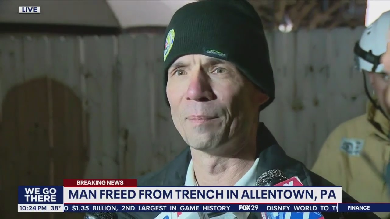 Officials provide update on Allentown trench rescue