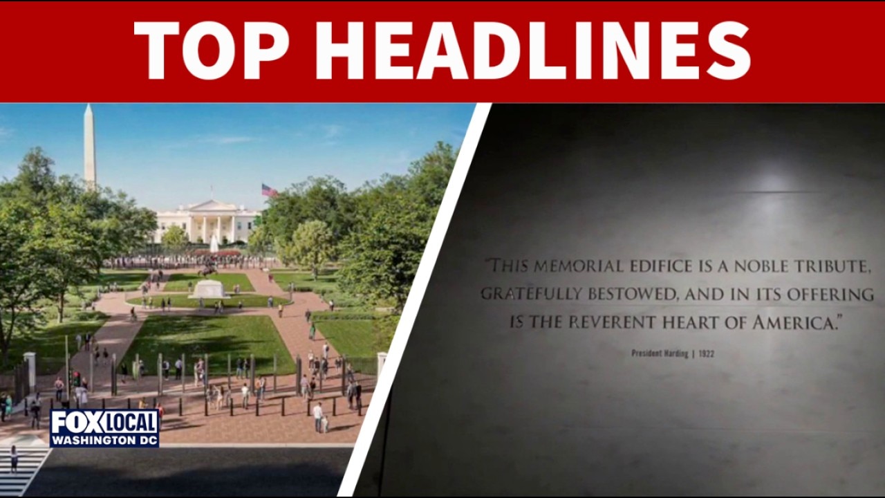 White House fence plan; Historic documents removed from Lincoln Memorial exhibit