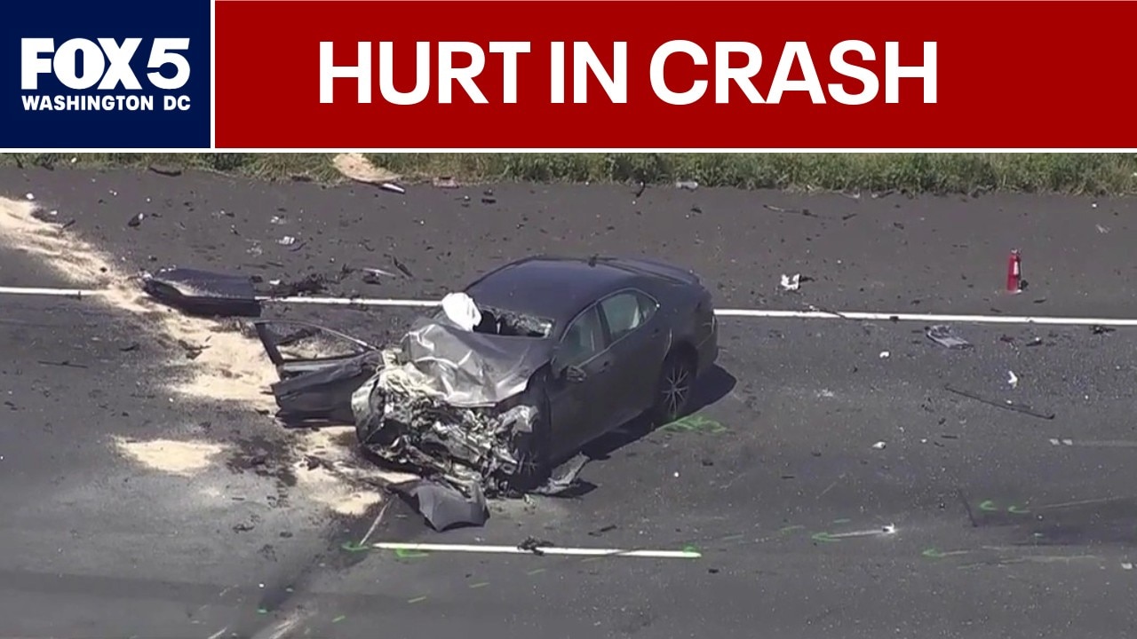 Several hurt in wrong-way crash after police chase in Prince George’s County