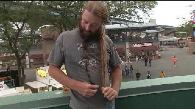 Harley rider grows hair, beard for 9 years