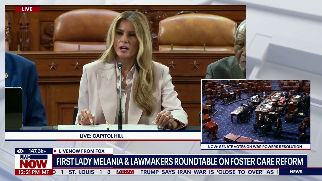 Melania Trump delivers remarks at foster care forum