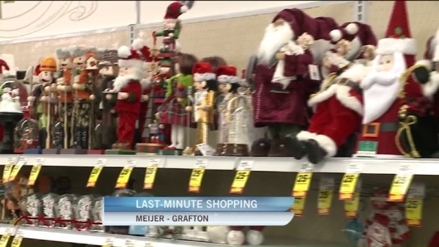 Chip checks out candy, Christmas decor at Meijer