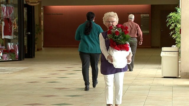 Retired couple celebrates Valentine`s Day by volunteering