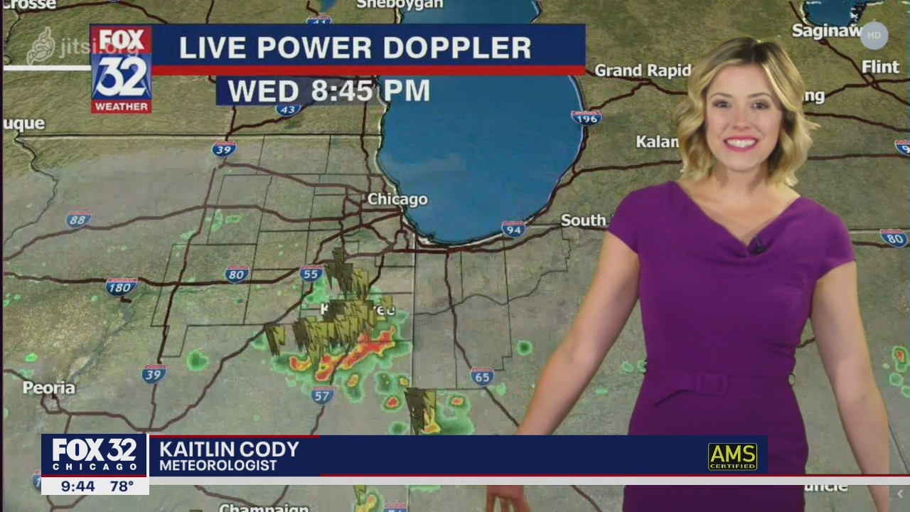 10 p.m. forecast for Chicagoland on June 3