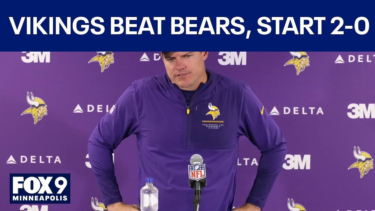 Vikings beat Bears 9-3 to start 2-0: Kevin O'Connell reacts