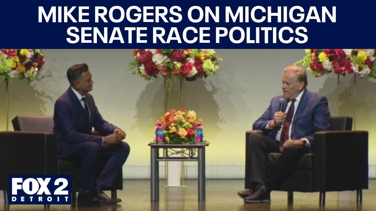 Mike Rogers discusses contentious Senate race at Detroit business luncheon