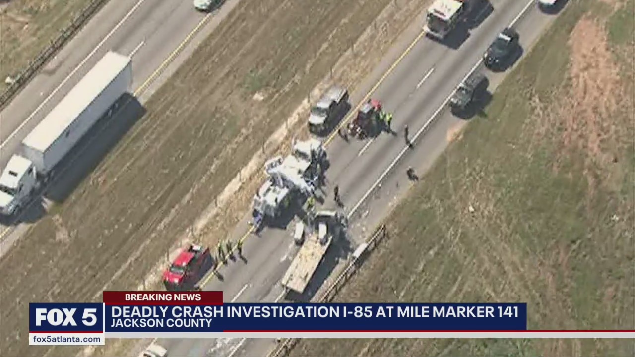 Deadly crash involving multiple vehicles on I-85